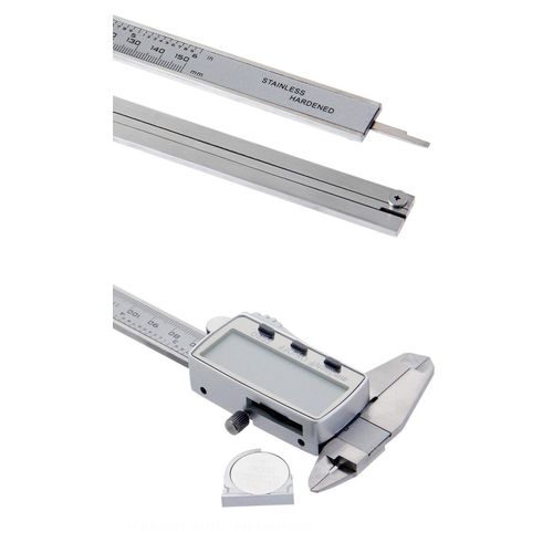 Digital Caliper 0-150mm Metric/Inch/Fraction Electronic Vernier Calipers Stainless Steel Micrometer Measuring tools