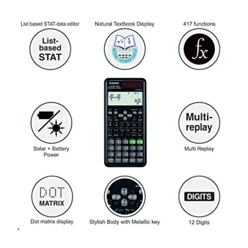 Casio FX-991ES Scientific Calculator - Black