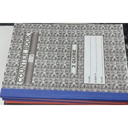 A4 Counter Books 2quire 3Pieces silver paper type
