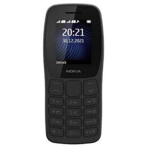 Nokia  105 DS 1.8'' Dual Sim, FM Radio, Torch Light, 800MAH African Edition - Charcoal