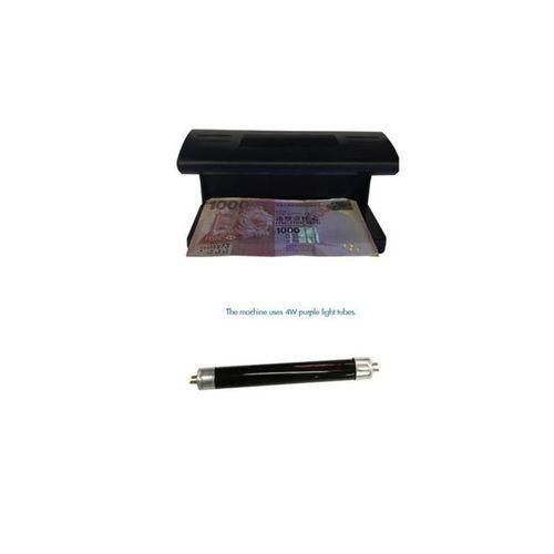 Electric And Dry Cells Fake Note Money Detector Machine - Black