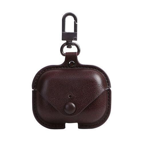 AirPods Pro Litchi Texture Earphone Protective Case, Brown