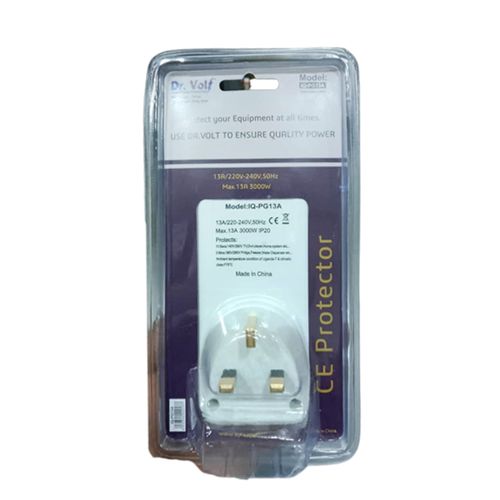 Dr.Volt Electric Tv Guard For Protection Against High Voltages-White