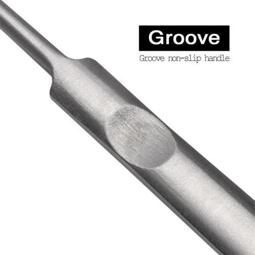 2x Professional Stainless Nail Cuticle Spoon Pusher Remover Cutin