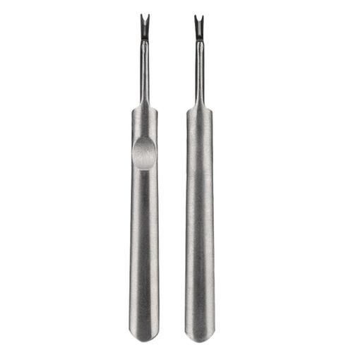2x Professional Stainless Nail Cuticle Spoon Pusher Remover Cutin