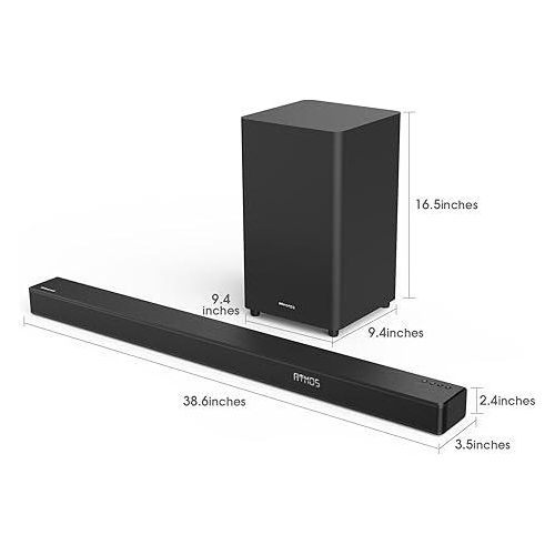 Hisense  HS312 3.1ch Sound Bar with Wireless Subwoofer - Black