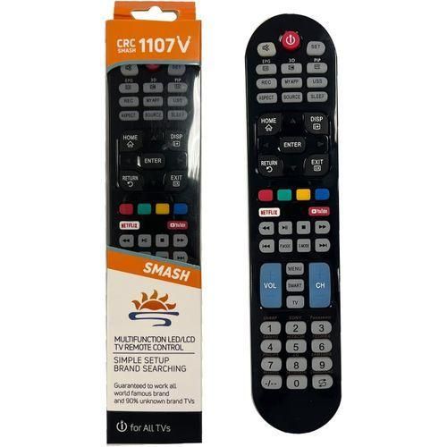 Universal Remote For Both Smart & Non Smart TVs - Black