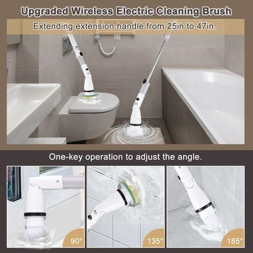 Electric Spin Scrubber Cordless Handheld Cleaning Brush