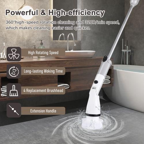 Electric Spin Scrubber Cordless Handheld Cleaning Brush