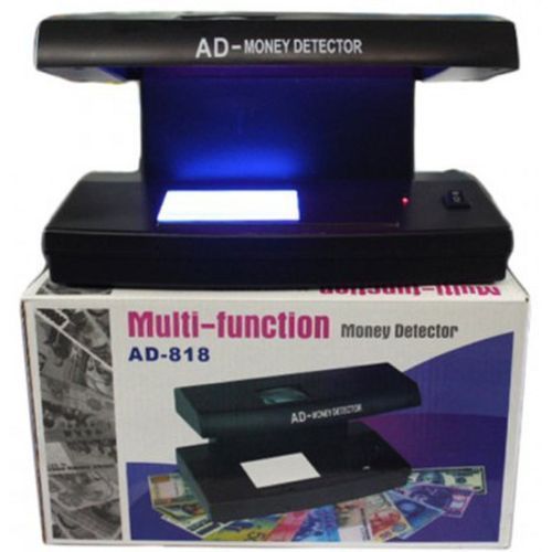 Multifunction Money Detector Counterfeit Bill Detectors - Black