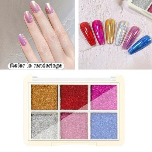 Nail  Pigment Holographic Nail Glitter Iridescent Nail For 012