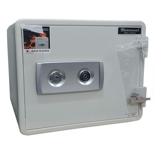 Universal Home Fireproof Safe Double Keys, Korea-Grey