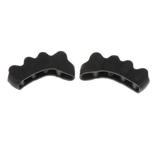 2x 4 Holes Silicone Toe Separators Rubber Spacers Nail NO5124