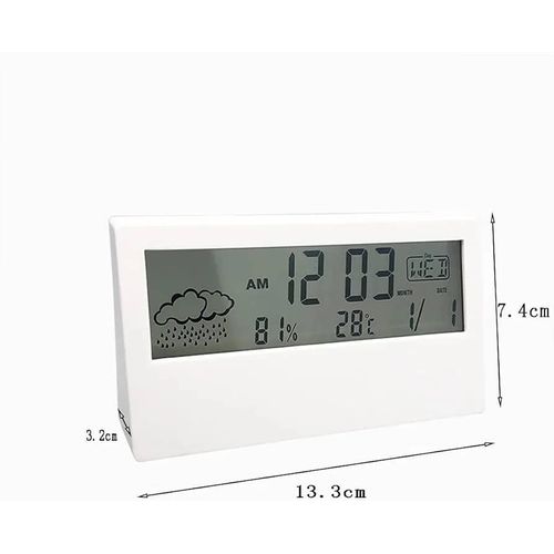 optically Controlled Liquid Crystal Alarm Clock, battery use bedroom, wardrobe, office