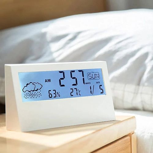 optically Controlled Liquid Crystal Alarm Clock, battery use bedroom, wardrobe, office