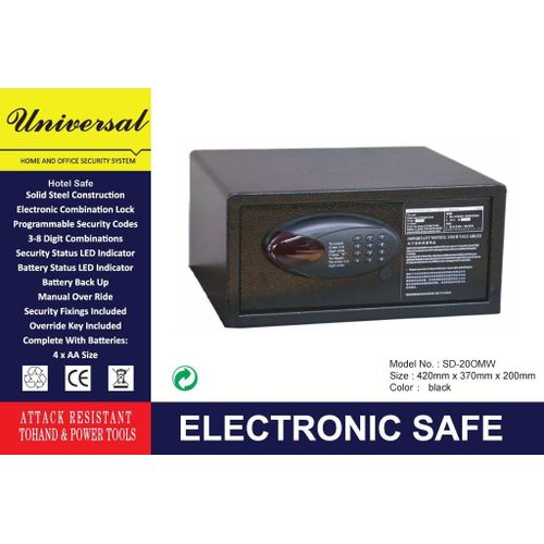 Universal Hotel Wall Mountable Digital Small Safe 420mmx370mmx200m