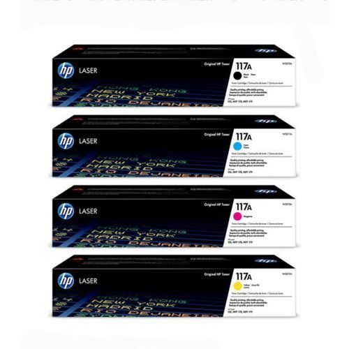 Hp Original 4 Colour HP 179fnw 117A Toner Cartridge Multipack - W2070A / W2071A / W2072A / W2073A
