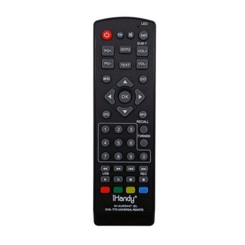 Universal Remote For All Decoders(DVB-T/T2) - Black