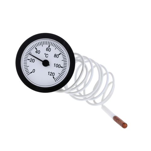 Dial Thermometer Capillary Temperature Gauge With 1m Sensor