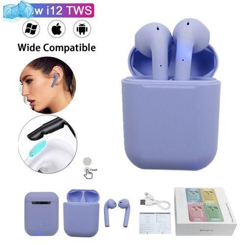 Wireless Bluetooth Earphones Headset HIF Stereo Sound Protect I12