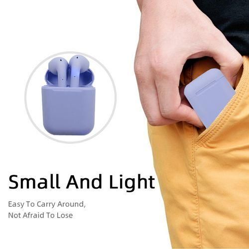 Wireless Bluetooth Earphones Headset HIF Stereo Sound Protect I12