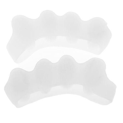 Silicone Toe Separators Bunion  Rubber Spacers  White
