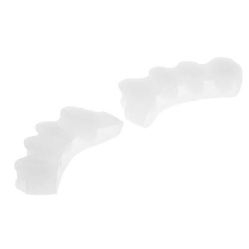 Silicone Toe Separators Bunion  Rubber Spacers  White