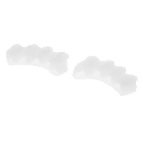Silicone Toe Separators Bunion  Rubber Spacers  White