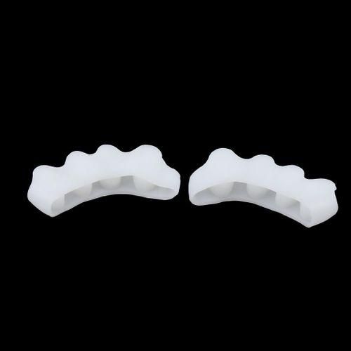 Silicone Toe Separators Bunion  Rubber Spacers  White