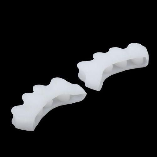 Silicone Toe Separators Bunion  Rubber Spacers  White