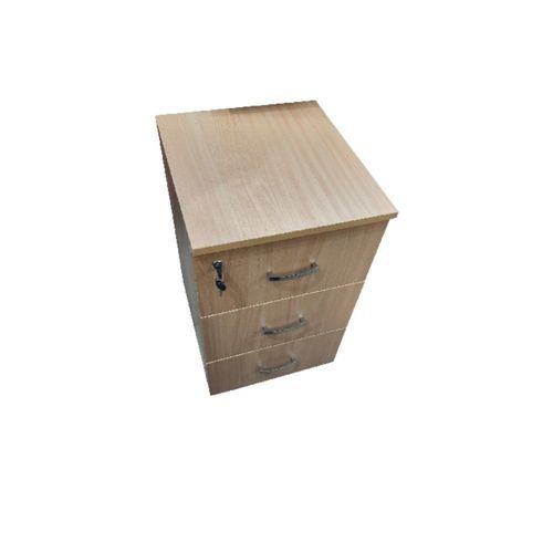 Office Drawer Movable,3 Lockers-Beech Colour