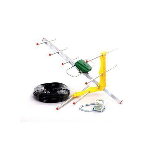 Phelistar FREE To Air TV Digital Decoder + A FREE Digital Receiver Antenna Black, Silver