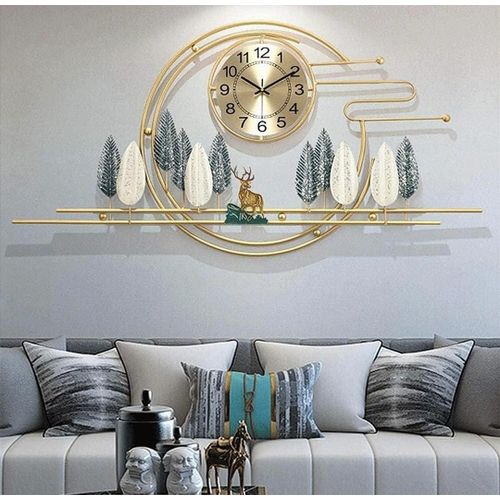 Nordic Design Luxury Wall Clock - Gold