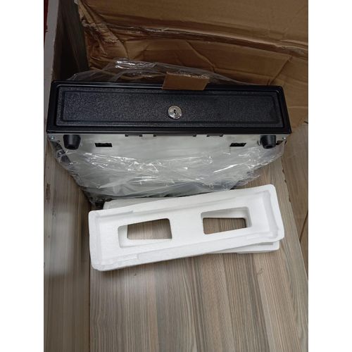 Money Box Supermarket Cash Register Cash Box Drawer Type Cash Box Cash Box Storing Money/ Auto Cash Drawer- Black.