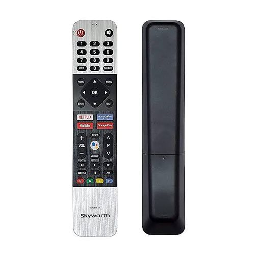 Skyworth Remote Control Replacement For  Android Smart TVs -Silver