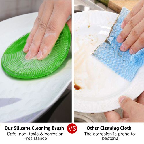 Multi-purpose Safe Silicone Brush Cleaning Mat Pads