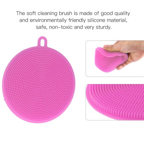 Multi-purpose Safe Silicone Brush Cleaning Mat Pads