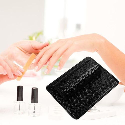 Detachable Nail Art Hand Pillow Cushion Set For Nail Technician Black