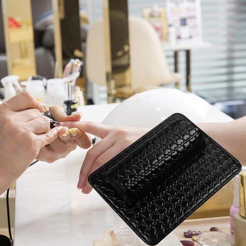 Detachable Nail Art Hand Pillow Cushion Set For Nail Technician Black