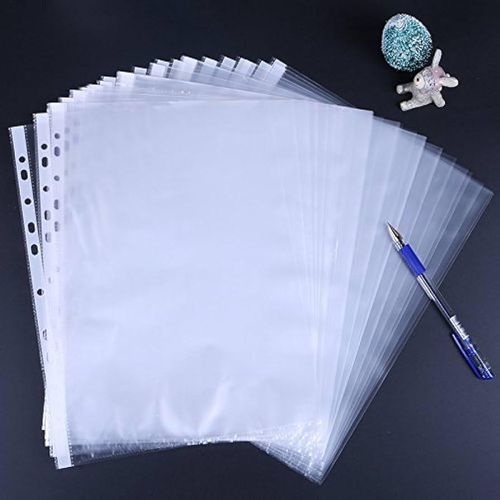 Punched Pocket Folder Files Sets - Colorless