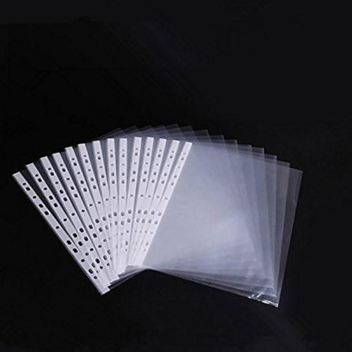Punched Pocket Folder Files Sets - Colorless