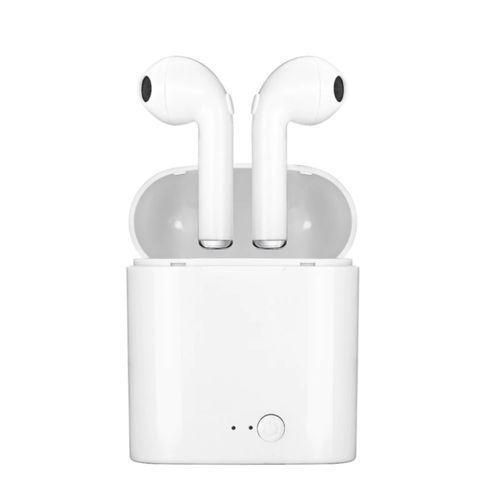 i7S - Double Bluetooth Earbuds - Earphones - White