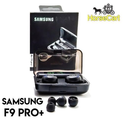 Samsung  Air F9 Pro + Pure Bass Bluetooth Earbuds With Power Bank - Black