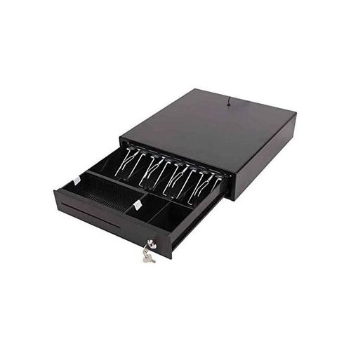 Money Box Supermarket Cash Register Cash Box Drawer Type Cash Box Cash Box Storing Money/ Automatic Cash Drawer- Black.