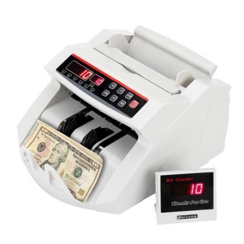 New Money Cash Counting Bill Counter Bank Counterfeit Detector Uv & Mg Machine