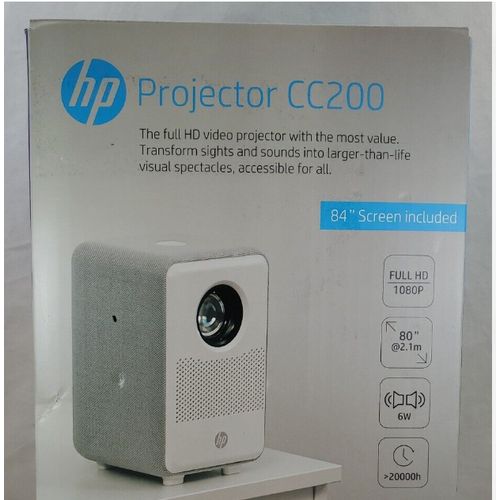 HP Class FHD (1080P) LED Projector CC200 - White