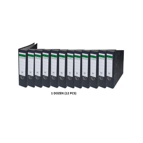 Alba 12 Box Files Paper Keeper - Black *12 Pcs