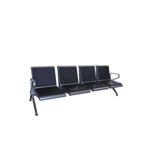 Heavy Duty Waiting Chair 4 Seaters Cushion-Silver