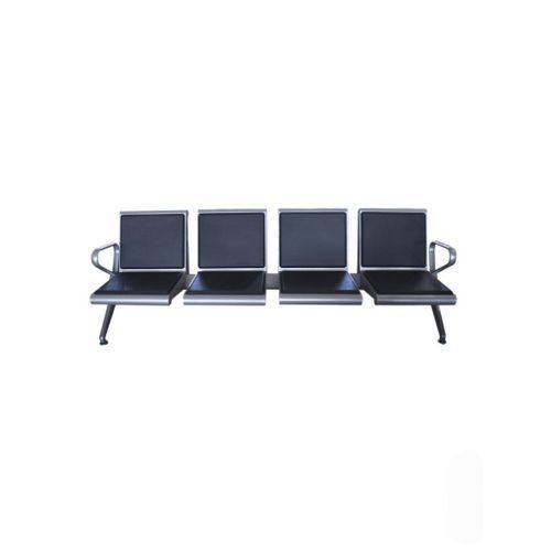 Heavy Duty Waiting Chair 4 Seaters Cushion-Silver