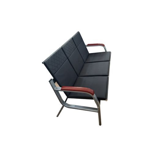 Executive Waiting Chair With Cushions 3 Seaters ,Black